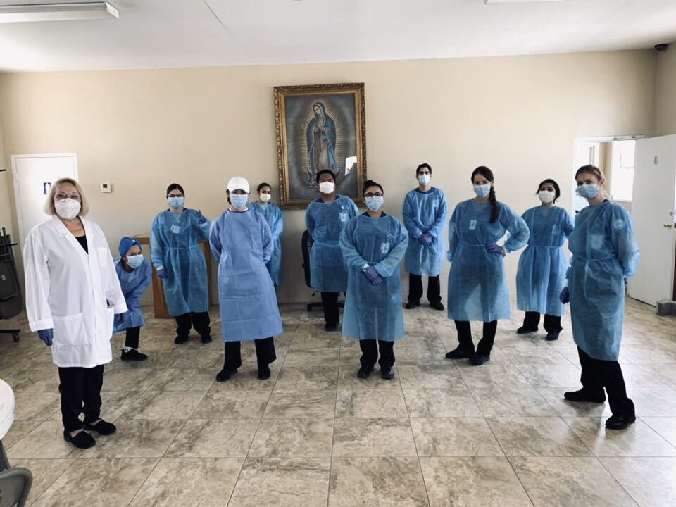 Coyote Nursing Students of the Desert (@csusbpdcnursing) on Twitter photo The June 2021 PDC cohort nursing students led by their instructor, Dr. Diane Vines and working alongside Congressman Raul Ruiz, MD - participated in testing for COVID-19 and follow-up calls for migrant farm workers in Mecca, CA. Keep up the great work! DEFINE THE FUTURE. 🐾💙🐺 The June 2021 PDC cohort nursing students led by their instructor, Dr. Diane Vines and working alongside Congressman Raul Ruiz, MD - participated in testing for COVID-19 and follow-up calls for migrant farm workers in Mecca, CA. Keep up the great work! DEFINE THE FUTURE. 🐾💙🐺