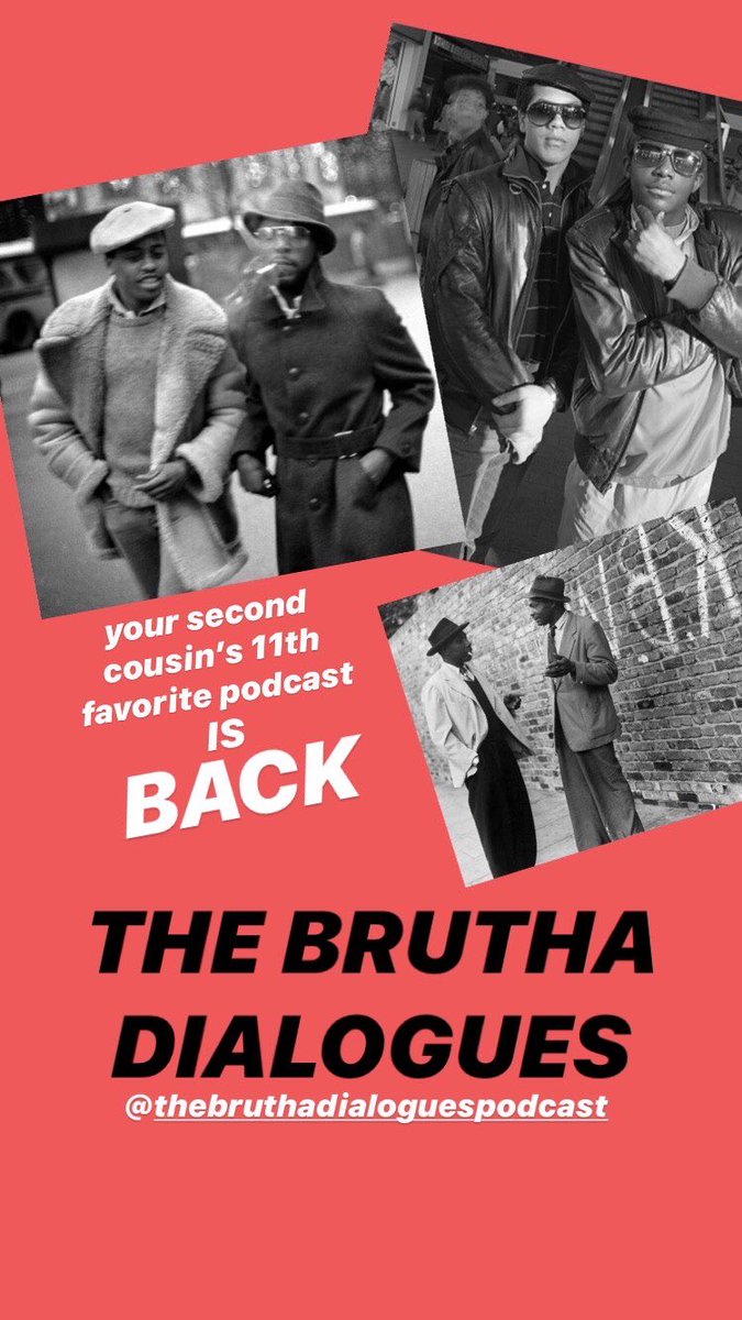 TheImpeccableG's tweet photo. oh by the way ... the @BruthaDialogue podcast is back for another episode #BruthasUnplugged https://t.co/34BIBUTTyi