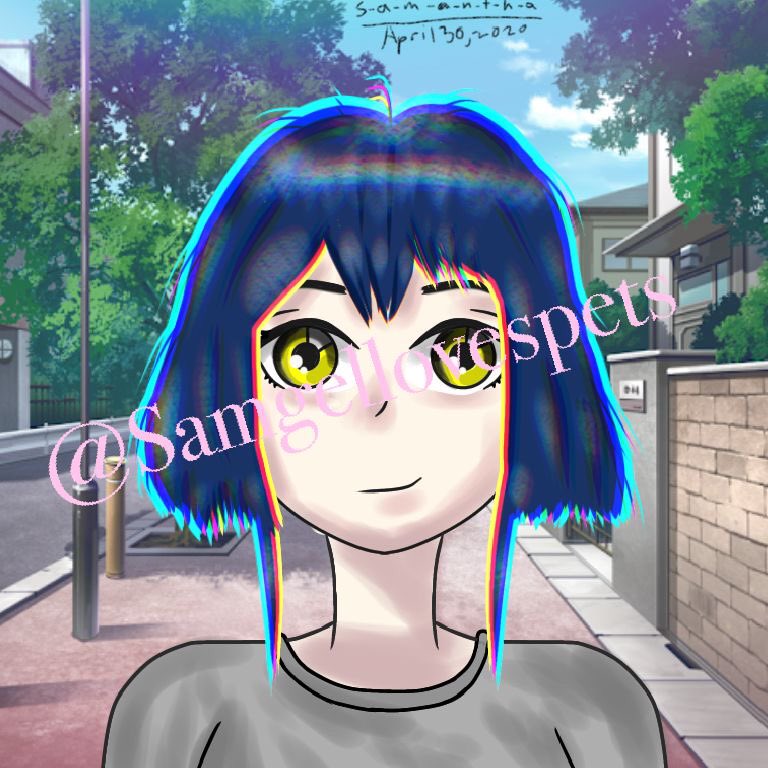 Samanth85402003's tweet photo. My art. <3 #artist #drawing #anime #selfportrait #canvas @Samanth85402003 https://t.co/15C8Knb604