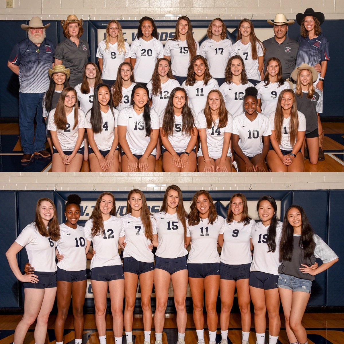 Woodsonathletic's tweet image. This week’s #FlashbackFriday goes out to the amazing ladies of Freshman, JV and Varsity @WTWVolleyball 🏐🤩 Check out our Instagram for more pics of these incredible teams! ⚔️💙❤️ #ONEWoodson #CavsSupportCavs #CavStrong #MakingHistory @WTWoodsonHS @WTWCavalry