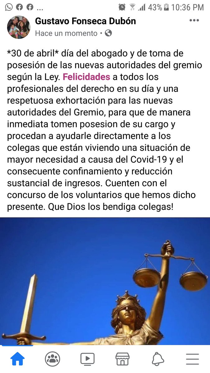 miconductordhn's tweet photo. 30 de abril. Feliz día del abogado! https://t.co/YlMetNDR5W