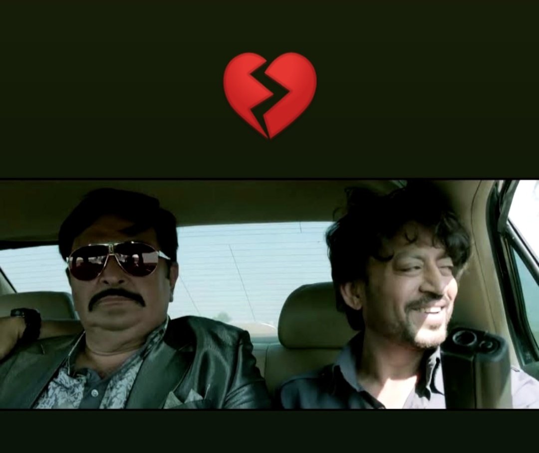 kkkruthikaaa's tweet photo. Just when you think that 2020 can't get any worse. RIP Legends! 💔 #RishiKapoor #IrrfanKhan https://t.co/X8lyagrkgk