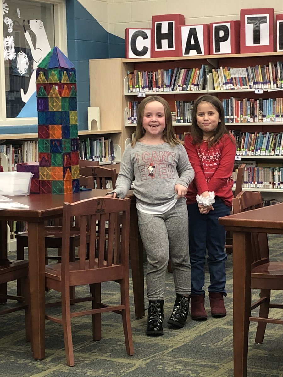 BataanLibrary's tweet photo. Mrs Barr and Mrs Ciacelli would like to let our Bataan students know that we miss them.  We’ll be posting pictures of our students showing all the great things they have created in our library #pcpride. #2020quarantine #wearepc #together #grit. https://t.co/tZcmNx8isY