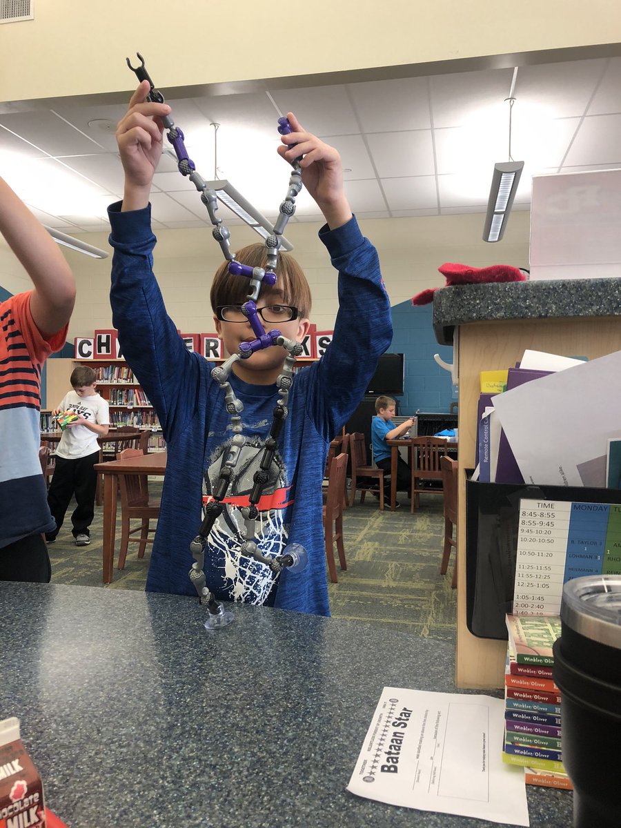 BataanLibrary's tweet photo. Mrs Barr and Mrs Ciacelli would like to let our Bataan students know that we miss them.  We’ll be posting pictures of our students showing all the great things they have created in our library #pcpride. #2020quarantine #wearepc #together #grit. https://t.co/tZcmNx8isY