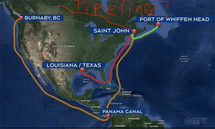 I propose a shorter, more efficient route.

We could call it “Energy East.”