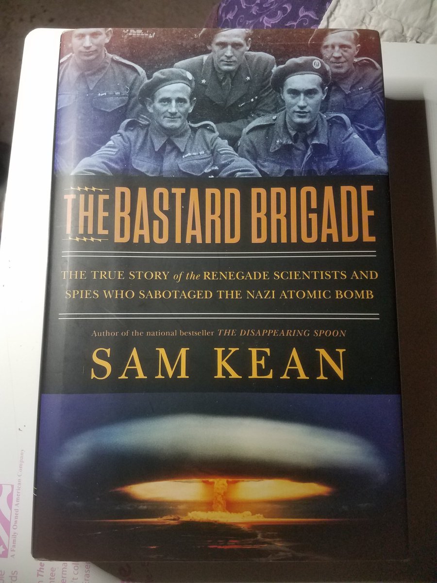 DrHolley's tweet photo. #WhatYaReading #HebronReads #WeAreHebron @Hebron_HS WWII, spies, and atomic bombs--three of my favorite things! https://t.co/scv3w5qlNQ