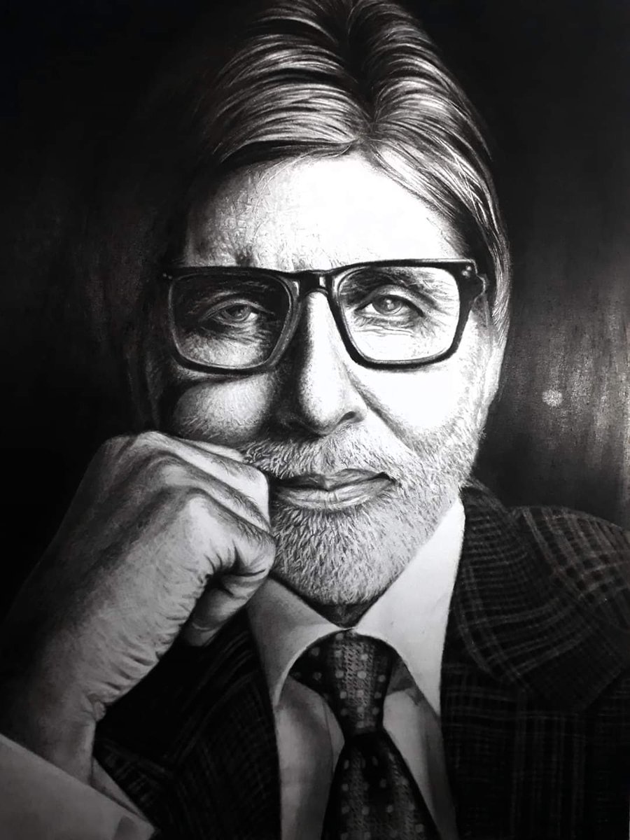 romeshanantha's tweet photo. @SrBachchan one of my talented friend sketched you if you can please wish him 

https://t.co/KQremxYpHi
 https://t.co/r578edL6XT https://t.co/Ir2Vuynq2h