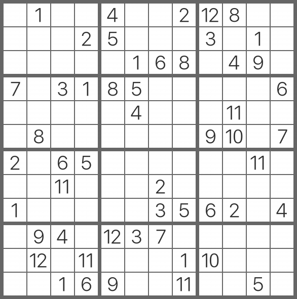 SuDoKu 12x12 on "Can you solve #iSolvePuzzles # Sudoku https://t.co/dyrlRDPN6F https://t.co/Ze3FfsXiM6" / Twitter