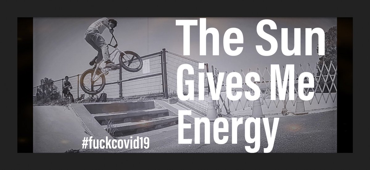 hiroassa's tweet photo. 【 bmx】The Sun Gives Me Energy #fuckcovid19 #bmx #bmxstreet https://t.co/FTtybC22Kg https://t.co/NshxE0i1um
