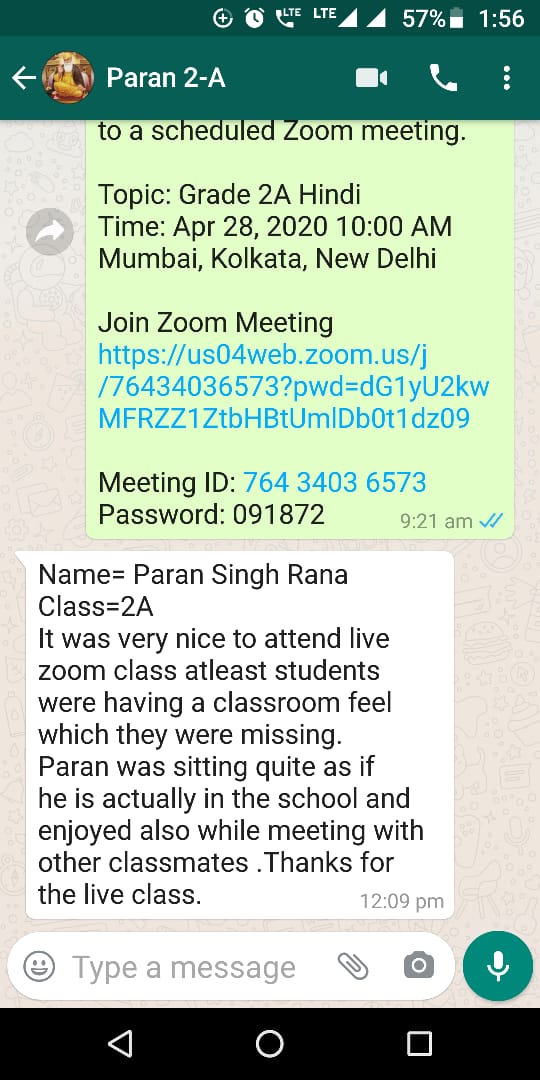 St Peter S Convent The Students Are Delighted And The Accolades Are Showering From The Parents Of Jasveen Kaur Lakshay Chaudhary Kavyansh Paran Singh And Shreyank Sharma Of Grade 2 Praising