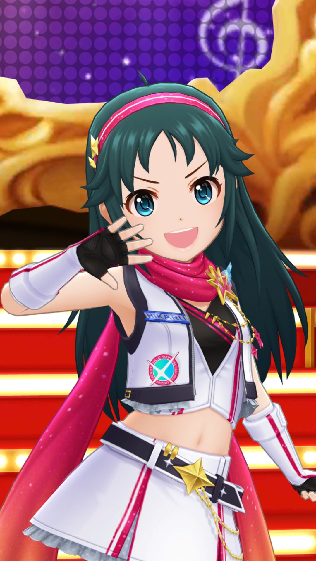ろろろろ 南条光のssrヒーローオブシャドウ めちゃくちゃかっこよくそして可愛いのでぜひ担当と踊らせてあげてください Ssr夢うたうチカラはヒーローっぽい衣装なのでお姫様のような衣装の子とか黒 オレンジやピンク系統の衣装の子と合います
