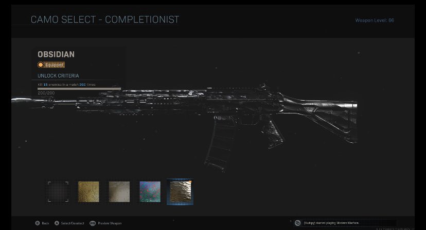 Mohanadkhalife's tweet photo. This “new” camo has to be a troll LMFAOOO took me like 10 hours for this 😂😂 can’t even see it. @CallofDuty @JoeCecot #CallofDuty https://t.co/SRnwqAYY7B