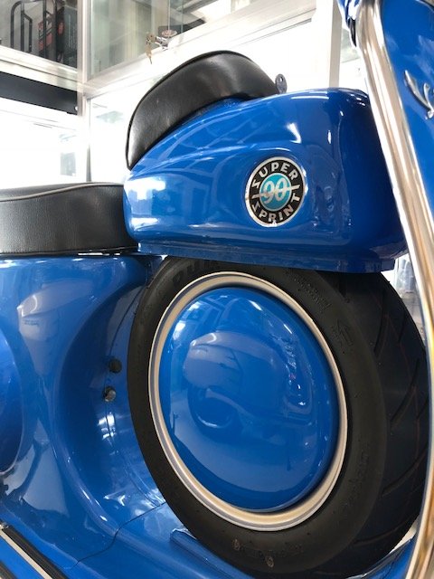 SSCvietnam's tweet photo. Vespa ss90 rep back on the road today after a lengthy restoration, another great project #vespa #ss90 #piaggio #classic #supersprint https://t.co/uY3tXtDEaY