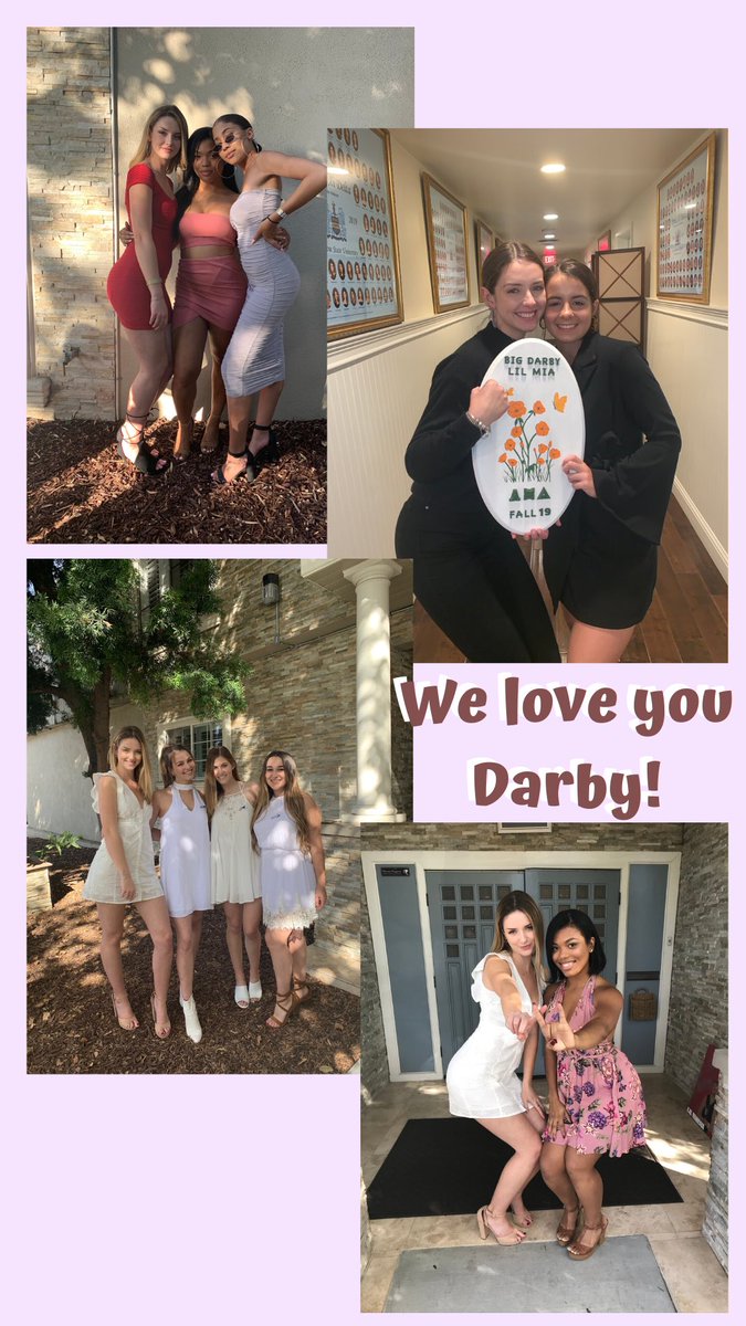 Our sister Darby is going alum this semester🌻We’ll miss you💞