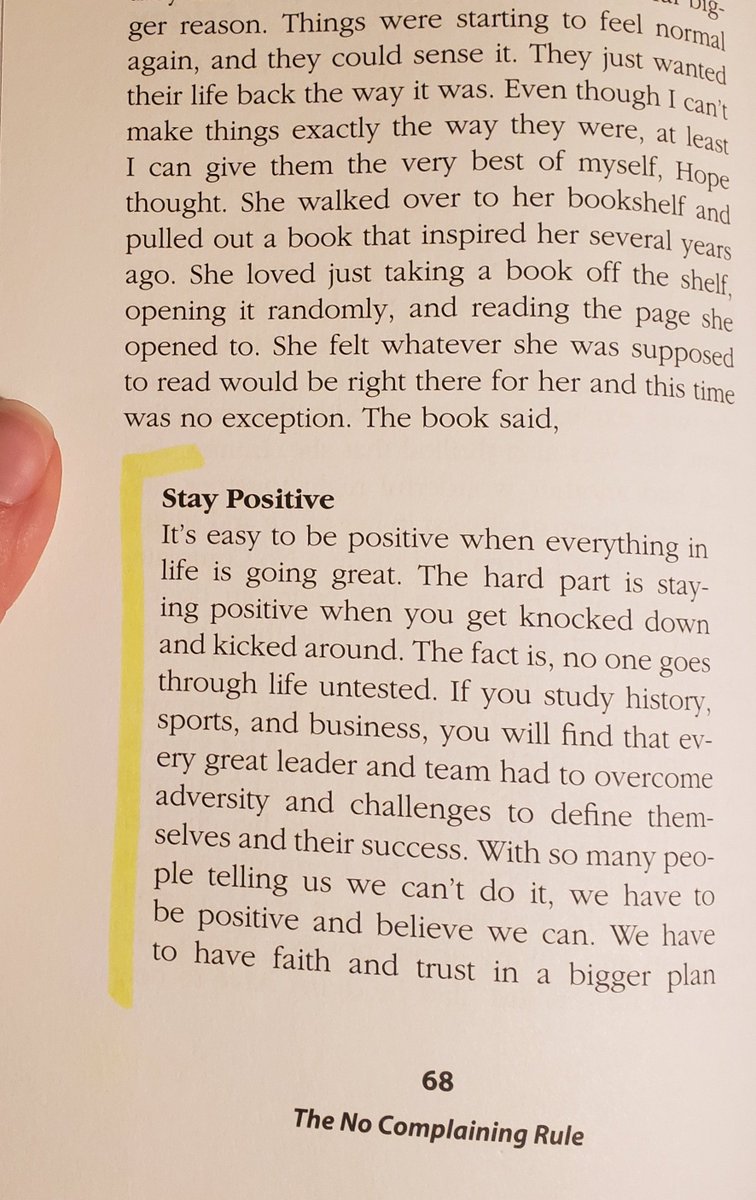 BerzaydaOchoa's tweet photo. The power of positivity @JonGordon11 #TheNoComplainingRule #PositiveVibes https://t.co/9Q4HBZwosc