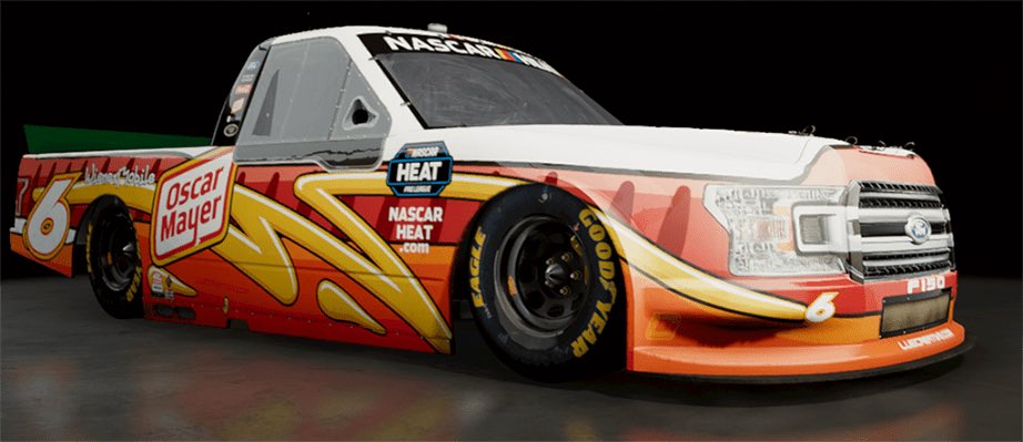HarrisLue's tweet photo. Pick a side 🟡 or 🔴 @wowTHATSgarbage @oscarmayer @roushfenway live now at @WGI 🙌🙌🙌 @NASCARHeat #NHPL https://t.co/nLDC5U283B