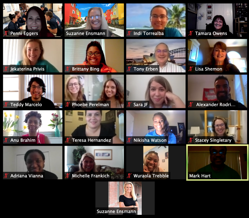 Spring 2020 Network Event smiles! COVID didn't inhibit the spirit of collaboration <a href="/UofTampa/">The University of Tampa</a> ! Special thanks to Dr. Erben, Dr. Frankich, <a href="/nikiwats23/">Niki Watson</a> , Wura Ogunsanya, Penni Eggers, Teresa Hernandez, Brittany Bing, <a href="/IDTech_T_Owens/">Tamara K Owens</a> , Lisa Shemon, Teddy Marcelo &amp; <a href="/UT_IDT/">UT IDT Program</a> students!