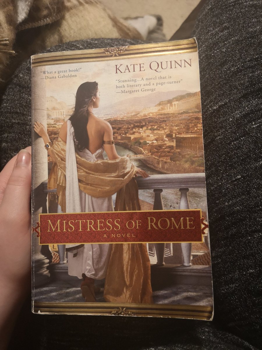 This was a soap opera - which kept me engaged and turning pages. I enjoyed drama, changing character perspectives, and that it took place in ancient Rome (haven't read many in this period). Not sure if I'll check out the rest of the seriesMistress of Rome by Kate Quinn .5