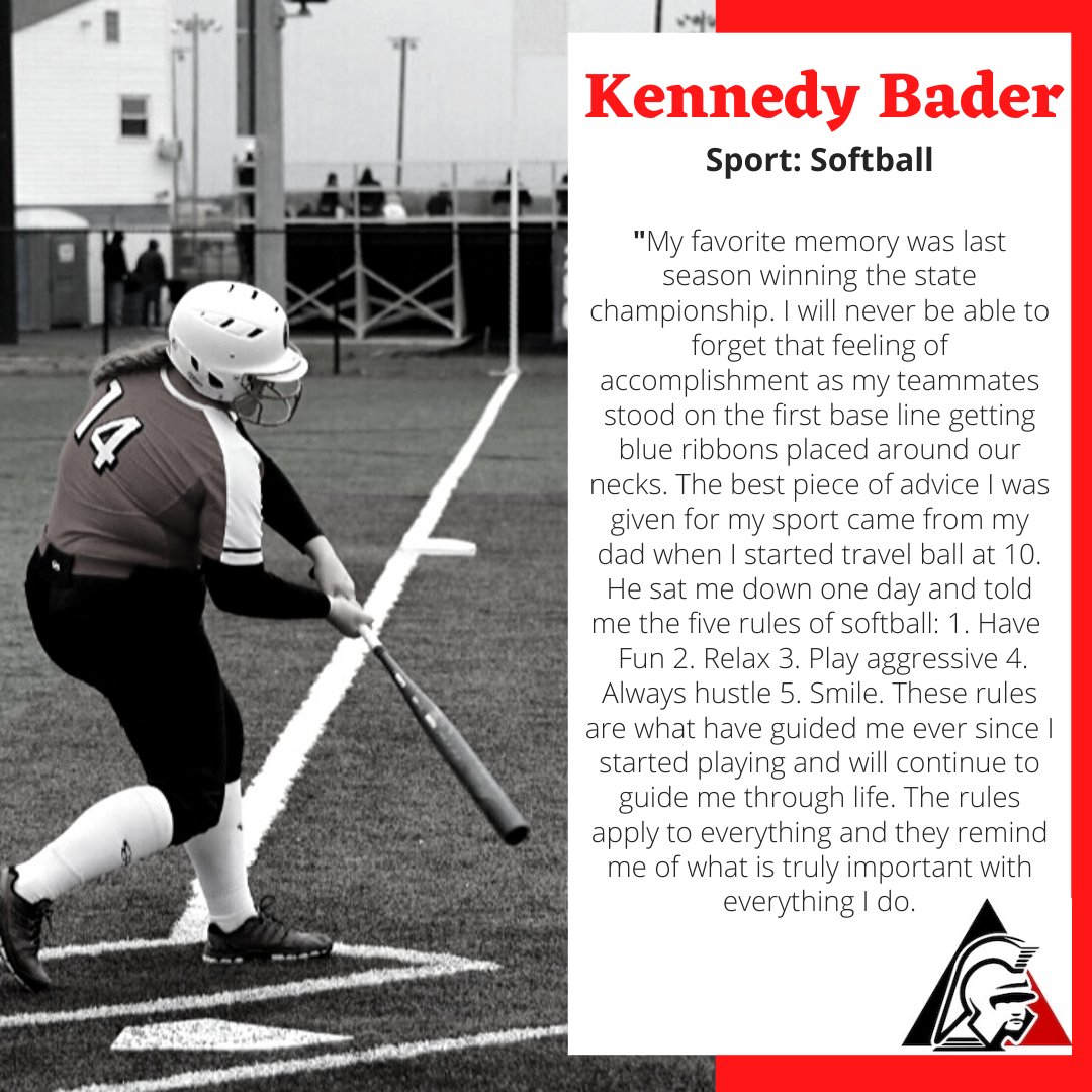 Today’s Class of 2020 athlete is @CGSoftball2020 player Kennedy Bader. Bader plans to attend Purdue University next year to study accounting and data analytics. #CGSeniorSalute #CGTrojanFamily