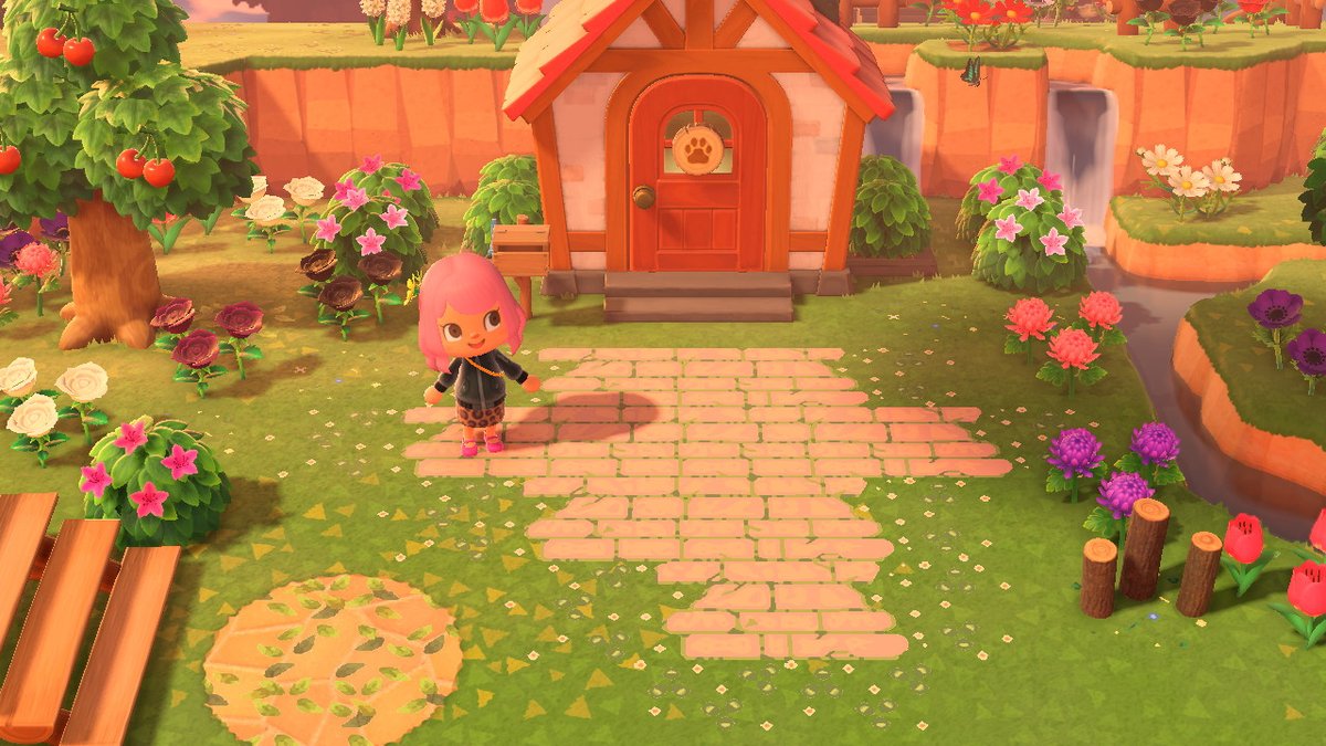 naomibeebe's tweet photo. Finished my house and both my daughters.  私と娘たちのお家できました～ inspo @honeycrossing_ @kkluvsong #AnimalCrossing #ACNH #NintendoSwitch　#どうぶつの森 https://t.co/hu1SFuvL2j