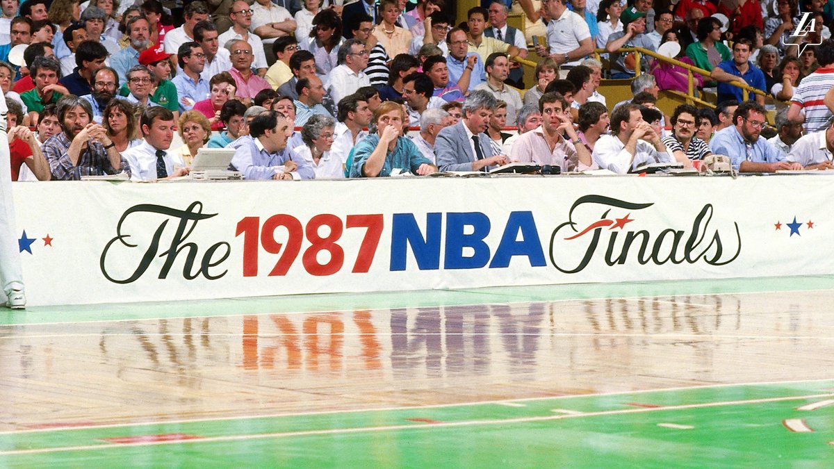 Lakers's tweet image. 📍 Boston Garden #LakeShow1987 

⏰: 8 p.m. PT
📺: @SpectrumSN