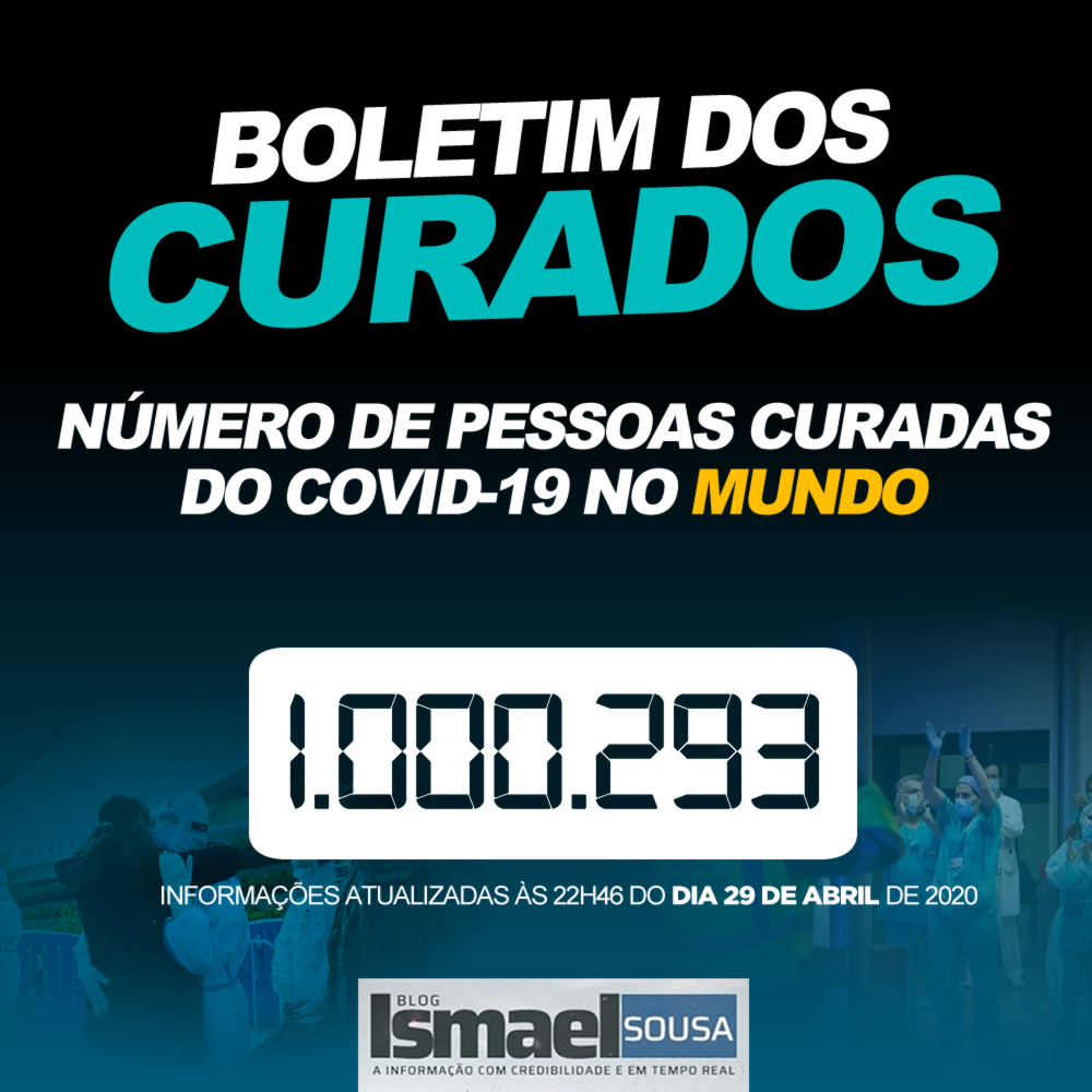ismaelsousa's tweet photo. Todos os dias divulgaremos um boletim atualizado de pessoas curadas do Coronavírus em reconhecimento aos esforços dos profissionais de saúde que estão na linha de frente dessa batalha. :pray: #Coronavirus #Covid19 #BoletimCurados #BlogIsmaelSousa https://t.co/uyKlhk6dc3