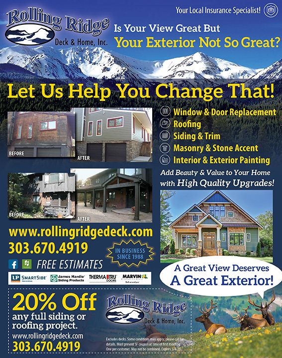 scorefoothills's tweet photo. With their award winning designs, Rolling Ridge Deck &amp; Home can change your outdoor living experience. They've helped hundreds of local homeowners have the deck of their dreams, so reach out! https://t.co/Chu3Wk8ruQ #mountainliving #scorefoothills #shoplocal #colorado https://t.co/WqRetYyUJQ