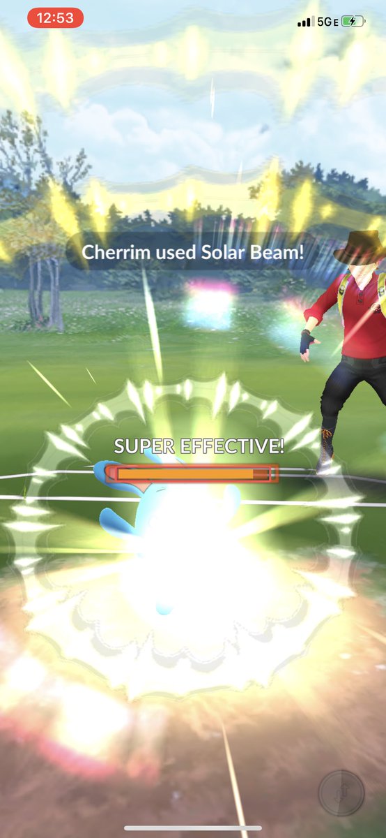 The_Beam_Team's tweet photo. The Newss: On this day, a sunny Cherrim was reported causing mass beamicide across #gobattleleague 🤩 trainers attempting to reach rank 10 were shocked at what they witnessed. #getbeamed #battlers #getrekt #pokemongo #girlsthatpvp @KINGOFCHARMNDRS https://t.co/RfVYKLuoRT