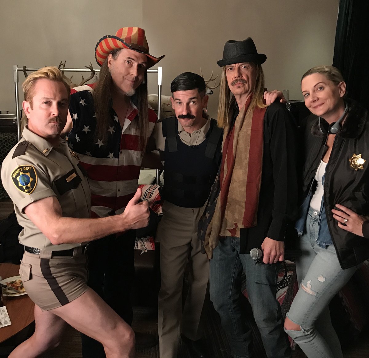 alyankovic's tweet image. Finally, some good news in the world - after an 11-year hiatus, one of the funniest shows of all time is BACK! The new season of Reno 911 begins streaming on @Quibi on May 4. (Oh, and I show up at one point as Ted Nugent.)