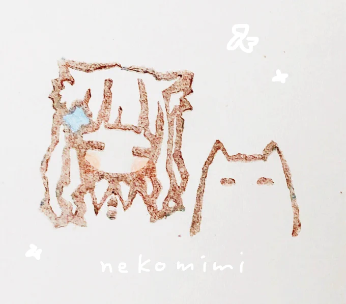 消しゴムはんこ作ったよ? 