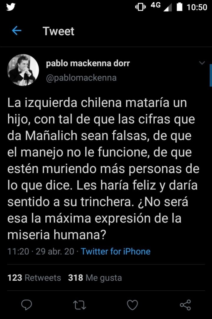 valegutir's tweet photo. Cuantos copetes se habrá tomado este imbécil cuando twiteo esto? Y cuando se le pasó la caña lo borró... #Mackena 🍄🍄🍄 https://t.co/V1LkTXsnGG