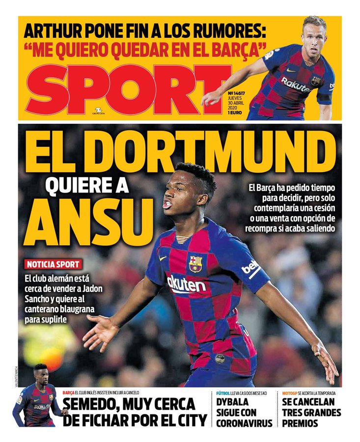 Barcelona News Headlines Mundo Deportivo Sport And More