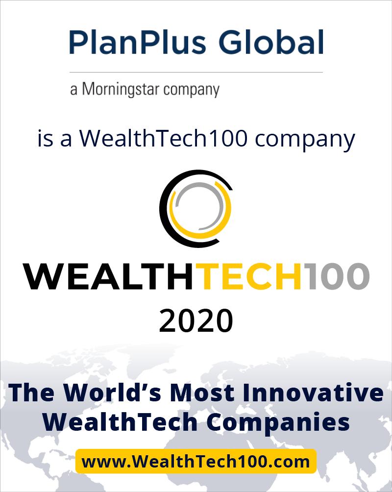 PlanPlusGlobal's tweet photo. PlanPlus Global, is proud to be included in the Global WealthTech100 list, which recognizes the top 100 companies transforming the global investment and banking industries. Thank you to our employees and to all our clients for placing their trust in us.  https://t.co/6AlJnoWbyV https://t.co/a62gpwzMpn