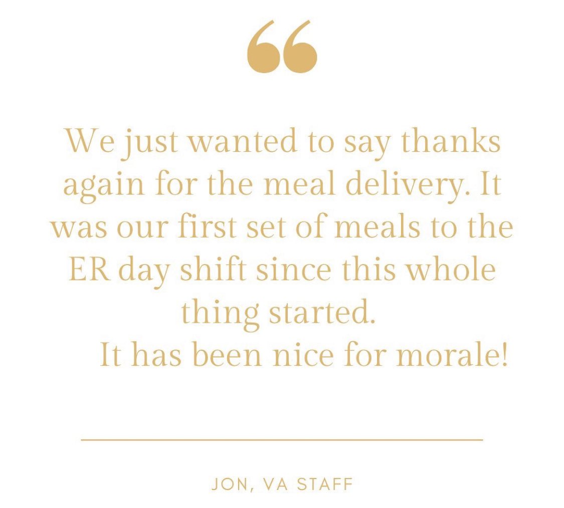 We are so grateful to serve those who served our country!