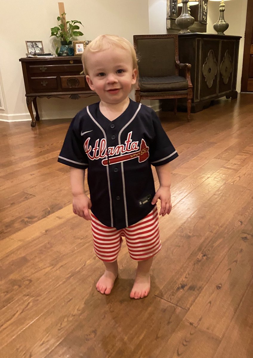 Drew is ready for this quarantine to be over so he can watch some <a href="/Braves/">Atlanta Braves</a> baseball!!  ⚾️⚾️⚾️