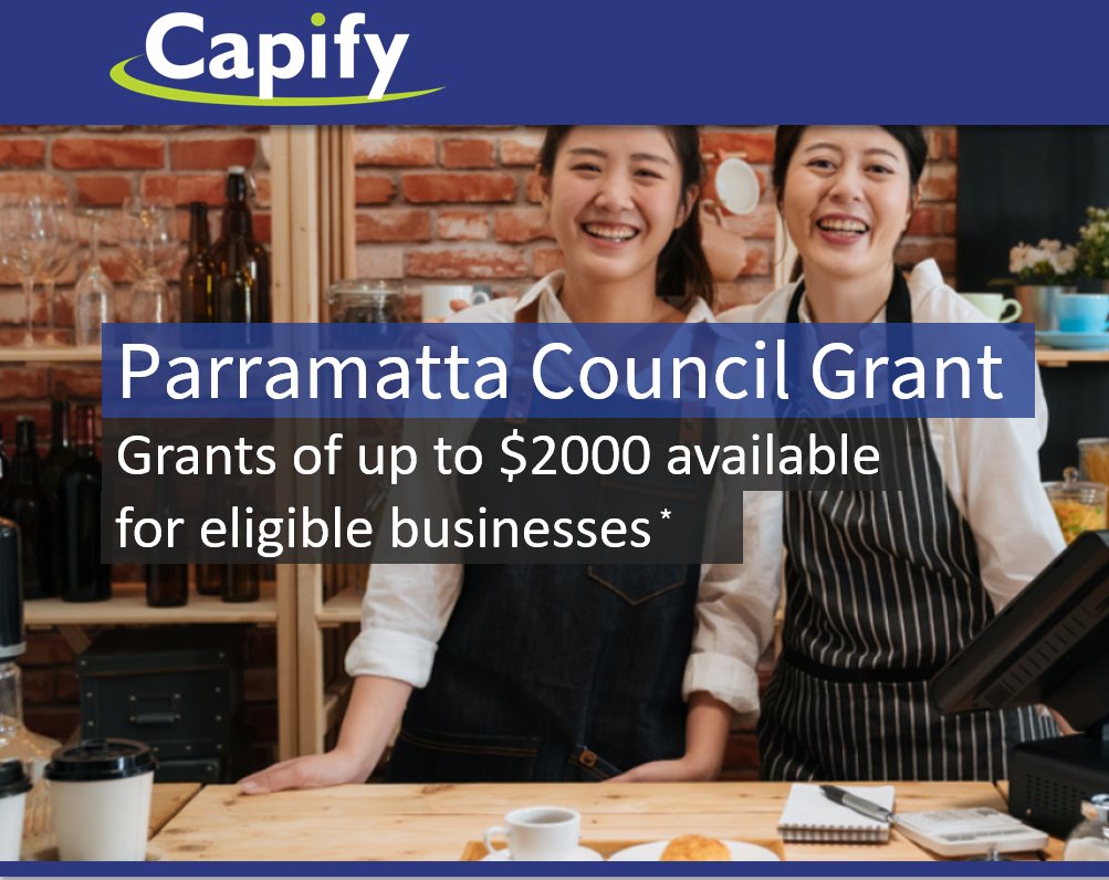 capifyAU's tweet image. Parramatta City Council are offering grants of up to $2000 to eligible businesses. Applications close 5th May. Click link for more information and to apply.

cityofparramatta.nsw.gov.au/small-business…