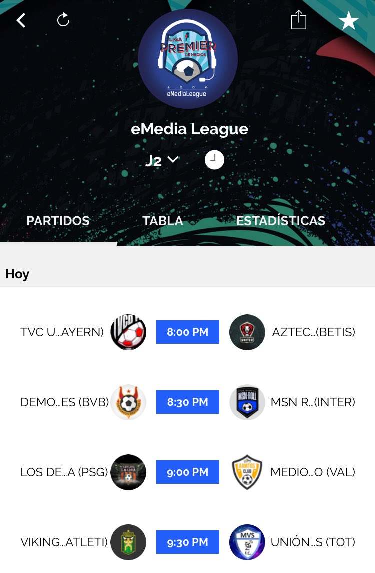 Liga Premier de Medios tweet media