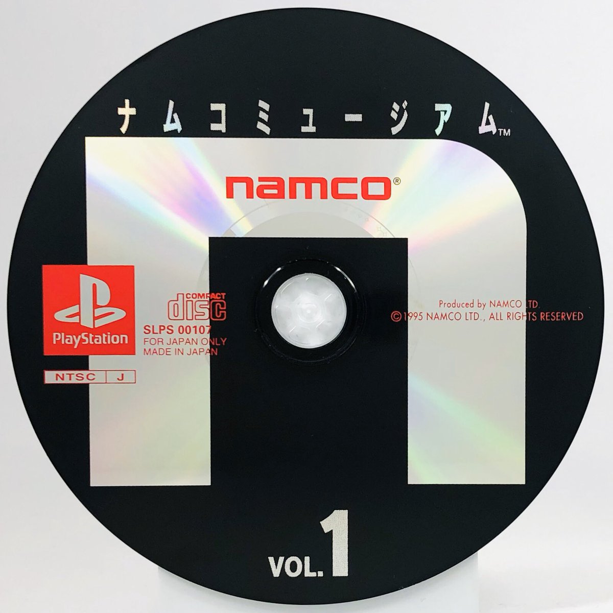 Namco Museum Vol. 1NamcoPlayStation, 1995Archives :  https://www.instagram.com/gamediscbeauty/&nbsp;