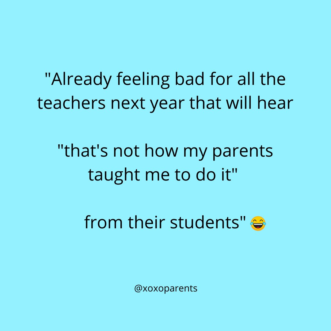 Oh no! These poor teachers!  😂 Sorry teachers! We love you!! 
.
.
.
#humor #funnyparents #parentproblems #dadlife #parentingquotes #parents #momblog #parentingmeme #funny #moms #mumlife#parentmemes #toddlerlife #parentsbelike#momhumour