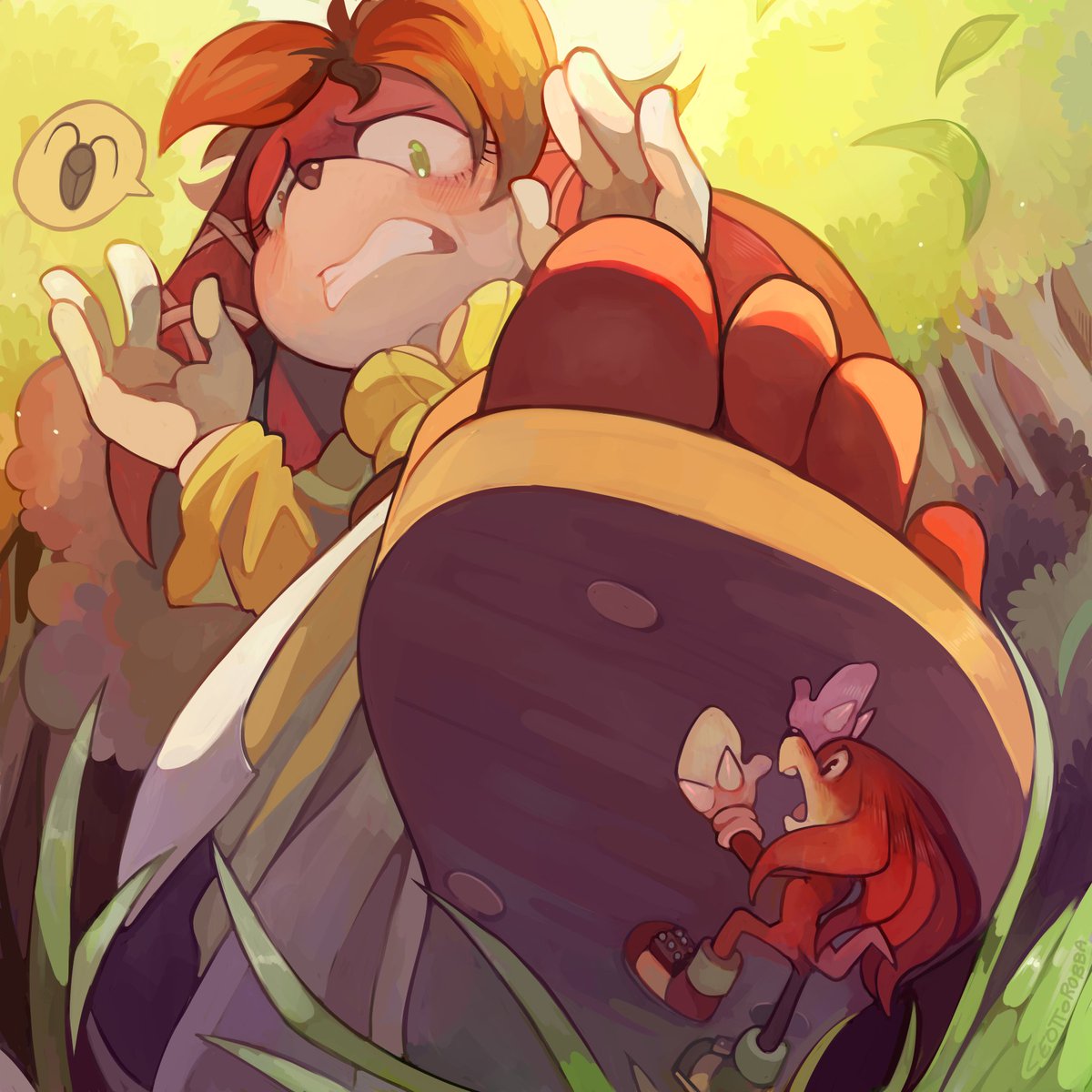 Commission for BeelzeRider ( furaffinity.net/user/beelzerid… ), very polite and great customer