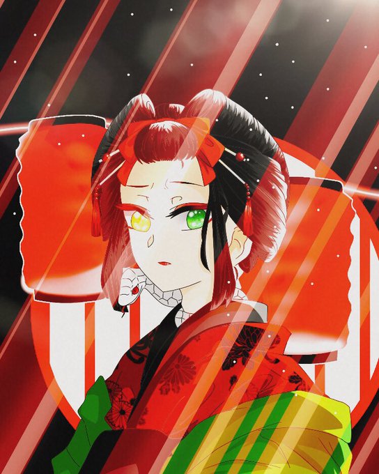 花魁のtwitterイラスト検索結果 古い順