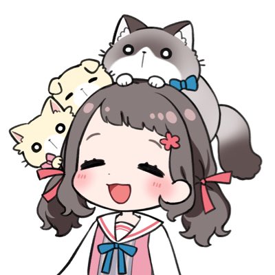 「cat on head 髪飾り」のTwitter画像/イラスト(新着)