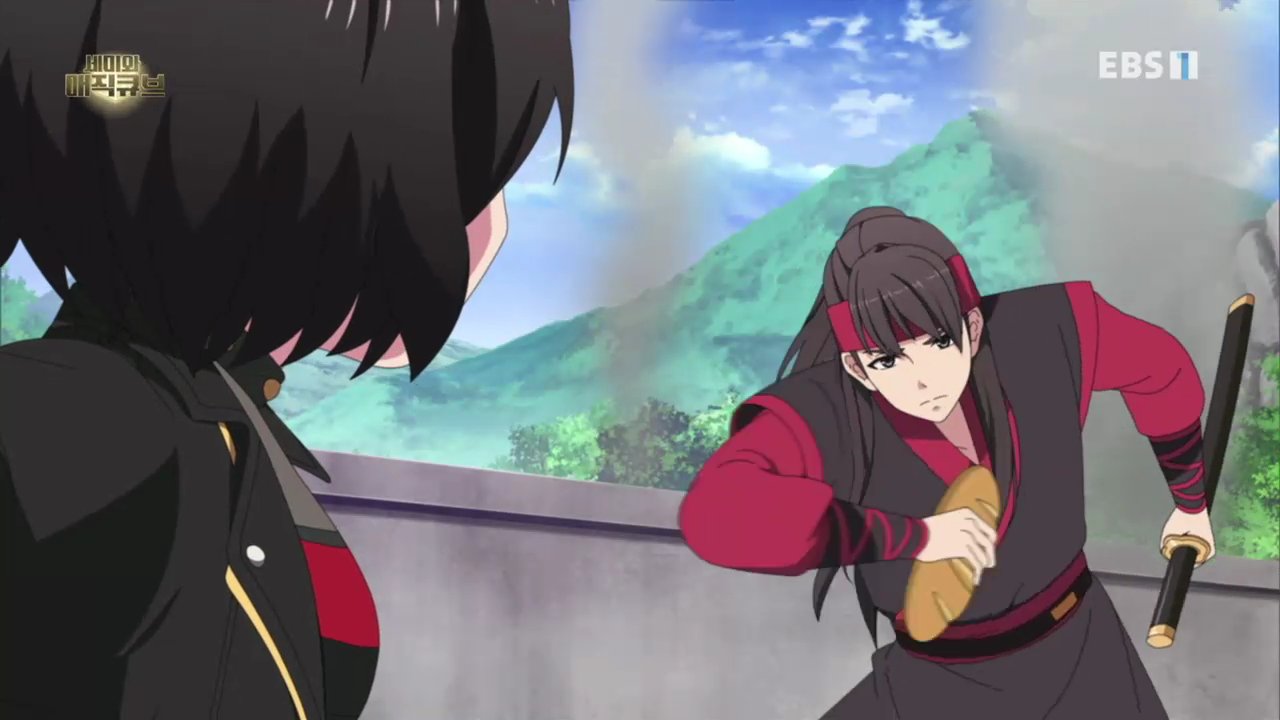 守護妖精ミシェル19周年 韓国アニメ応援アカウント 韓国アニメ 세미와 매직큐브 セミとマジックキューブ ２期 強敵ブラックセミの動きを止めるために取りだされたのは 普通のパンｗ ブラックセミちゃんはパンに釣られてアッサリ捕獲ｗ この子 強い