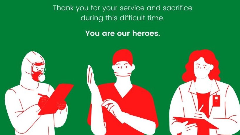 highlandparkwbb's tweet photo. Thanks to everyone on the frontline! https://t.co/5jzYpaHDTY