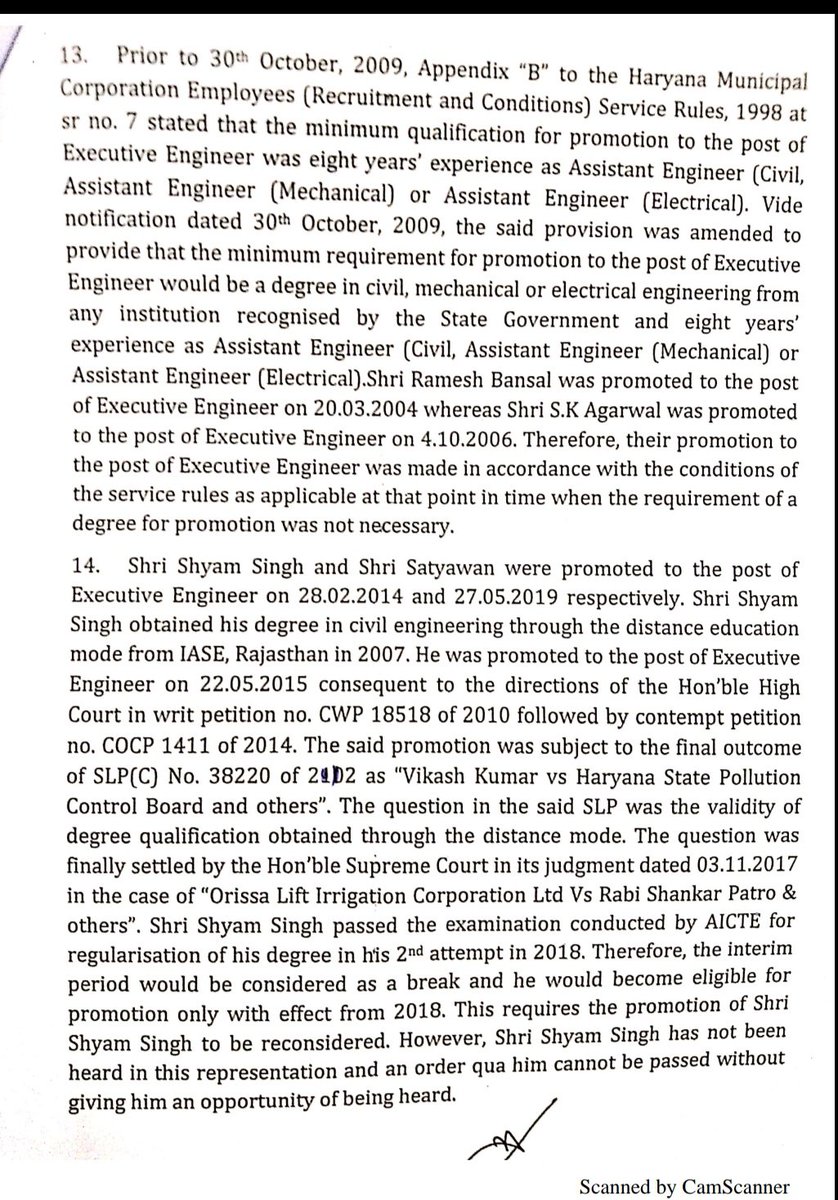 Vishnugoel1984's tweet photo. @achlendra @mlkhattar @BhupinderSHooda @MunCorpGurugram @Mcf_Faridabad @anilvijminister श्री वी उमाशंकर #APSCM के आदेश पर भी  नहीं दिया गया आयोग्य अधिकारियों को रिवर्ट करने का नोटिस 
अधिकारियों के तबादले के बाद आदेश फाइलों में दबे रह जाते हैं प्रमोशन में धांधली
#भ्रष्टाचार_मुक्त_सरकार ,🙃 https://t.co/Tm4KuRdxVW