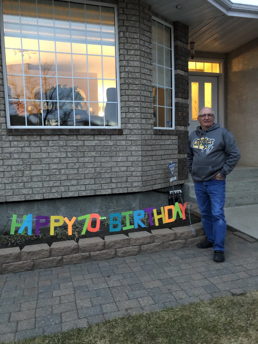 Happy 70th birthday to dad...shitty that we couldn’t have a big party but hopefully this summer or fall!
