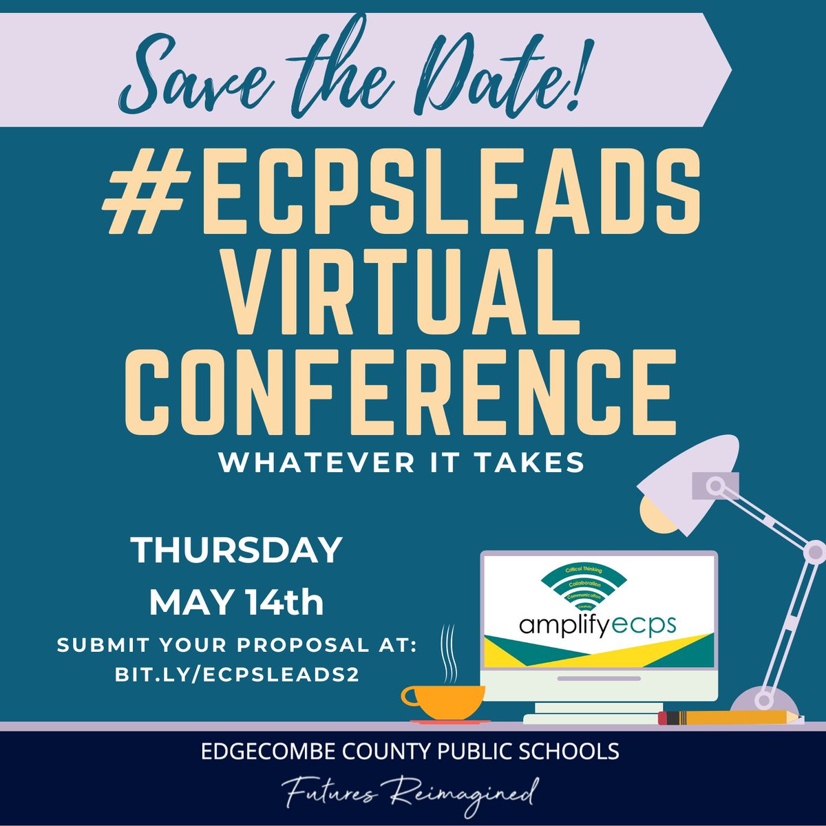 amplifyecps's tweet photo. ECPS Family - We had so much fun at our first #ECPSLEADS conference we are going to do it again!  Save the date 5/14/20 Call for proposals are NOW OPEN! https://t.co/rS6bjegPu6 https://t.co/BjNH3ASmyB