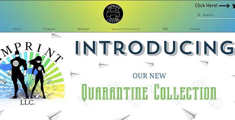 LlcImprint's tweet photo. Go check out our new Quarantine Collection! Plenty of toilet paper and hand sanitizer to help in the current pandemic we have going on! Just go to https://t.co/ifW15al2Ak for more information! #leaveanimprint #veinternational @VEInternational #YBSReimagined https://t.co/BSZvoNcuLq