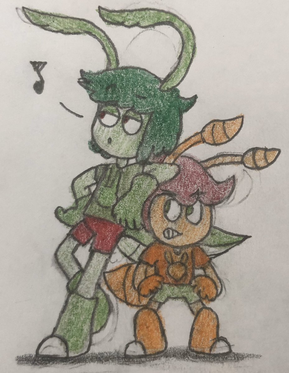 JJSponge120's tweet photo. Anthony Ant and Garcia Grasshopper. #Ant #Grasshopper #Bugs #Boys #BugBoys https://t.co/3fbziV0br1