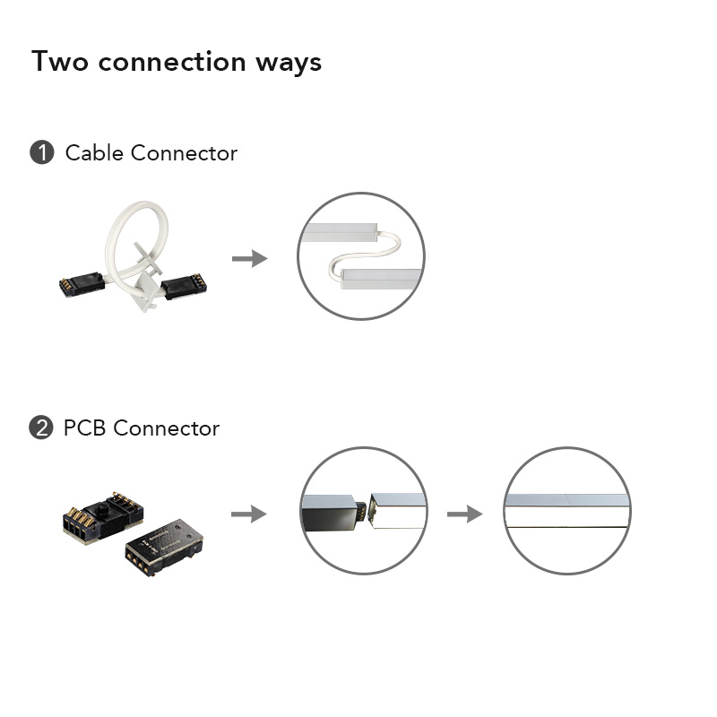 surmountor's tweet image. Surmountor LED Line Light Series-A1816 Linear Light. Seamless connection with "I" shape PCB connector. Different colors can be customized.
①Two connection ways:Interconnection Cable/PCB connector
②Dimension:17.6*16mm
③Length:0.6m/1m (can be customized)
#CabinetLight #Linelight
